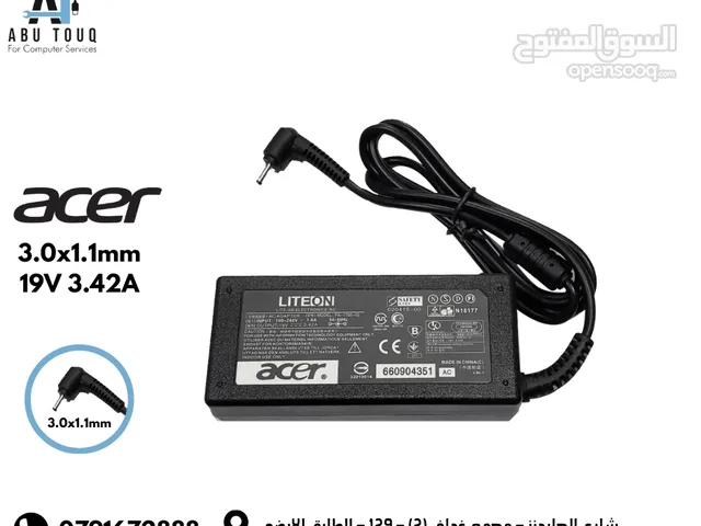شاحن ايسر ACER اصلي (5.5x1.7) (3.0x1.1)