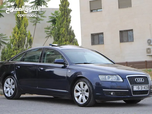 2009 AUDI A6 2.0L Turbo اودي A6 قاطعه مسافه 85 الف فقط وارد الوكالة (نقل) فل كامل فحص كامل