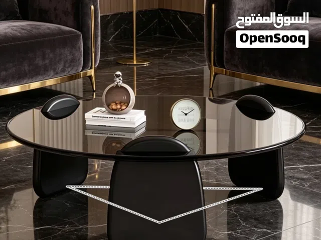 طاولة القهوة الدائرية المتداخلة بتصميم عصري فاخر الترند الأقوى لعشاق الفخامة والأناقة وبسعر لن يتكرر