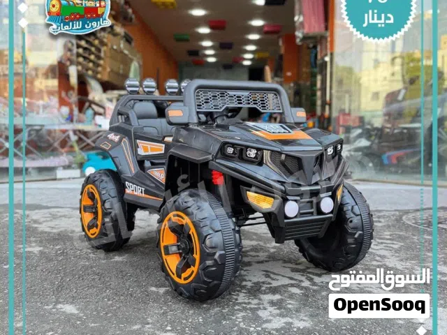 سياره ( جامبو ) 4 ماتور تناسب من عمر 1 الي 8 سنوات حسب حجم الطفل  فل اضافات اعللى صنف مع روموت ....