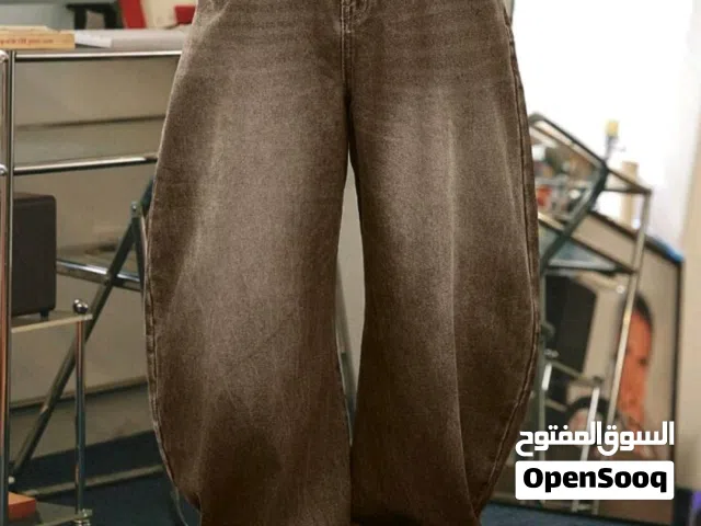 جينز بني baggy زياده