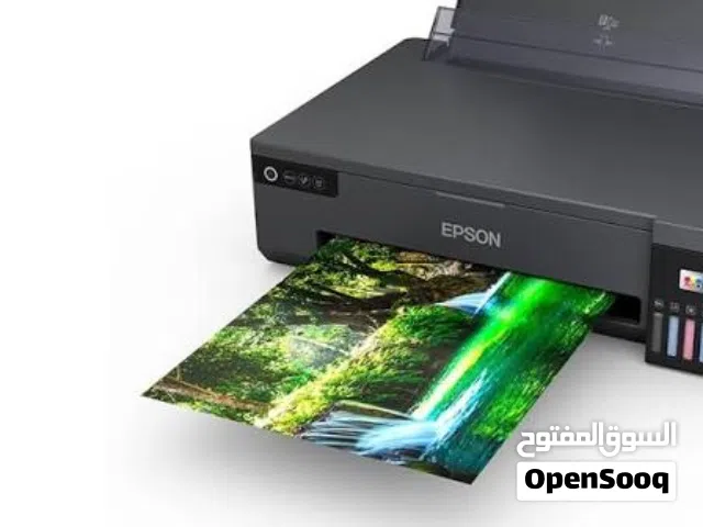 فرصة لا تعوض: طابعة إبسون L8050 الاحترافية بحالة ممتازة + 4 علب حبر مجاناً!