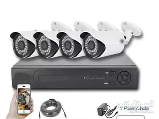منظومه كميرات ( كميرا + ريسفر dvr+ محولات + كوابل)