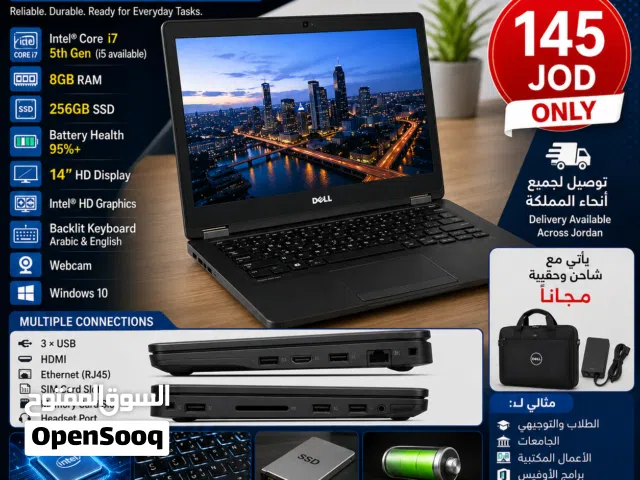 Dell lattiud laptop i7 / لاب توب ديل