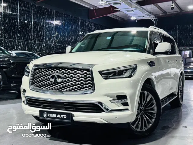 2019 INFINITI QX80 LUXE ,5.6 L V8 (VK56VD)400HP 7-Speed Automatic, GCC Specs