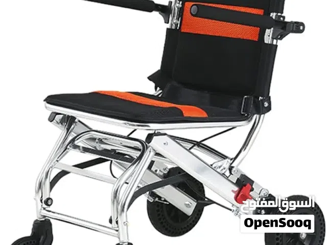 كرسي متحرك المنيوم خفيف الوزن للسفر والتنقل نخب اول