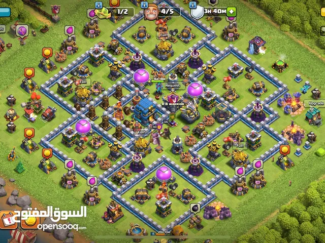 Clash of clans account for sale , حساب كلاش اوف كلانس للبيع