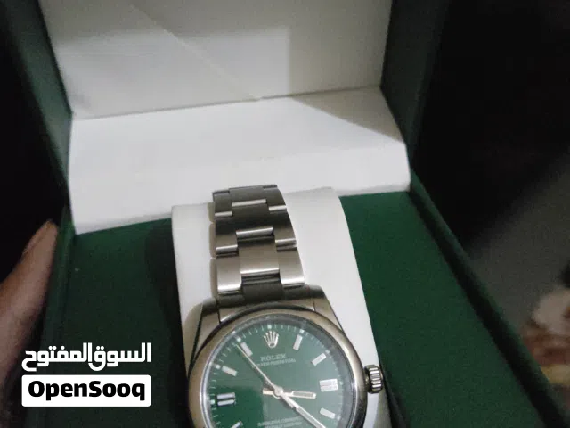 Rolex Oyster Perpetual Green Dial (كوبي )