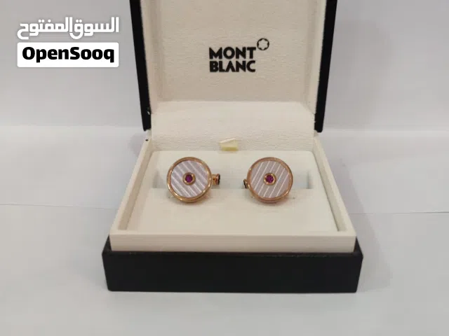 Montblanc Horlogerie Round Rose Gold PVD Cuff Links