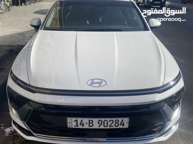 هيونداي سوناتا موديل 2024 ابيض وارد امريكي معوقين