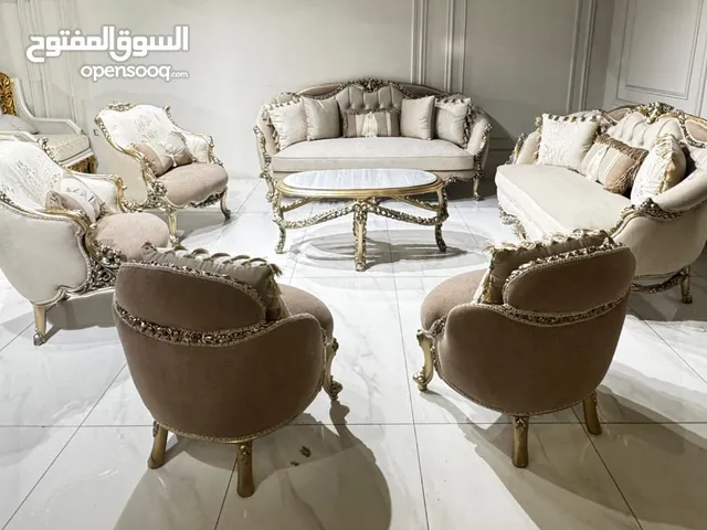 اطقم كنب مصري خشب زان
