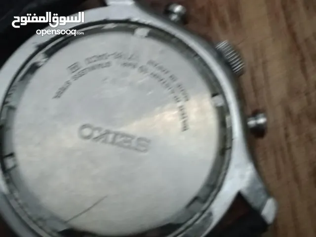 ساعه يد رجالي نوع سيكو اصلي جلد