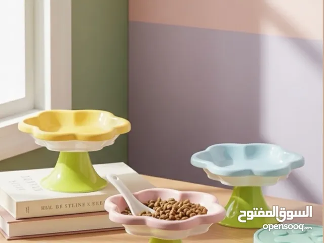 Fancy Ceramic Pet Bowl وعاء طعام سيراميك فانتزي للحيوانات