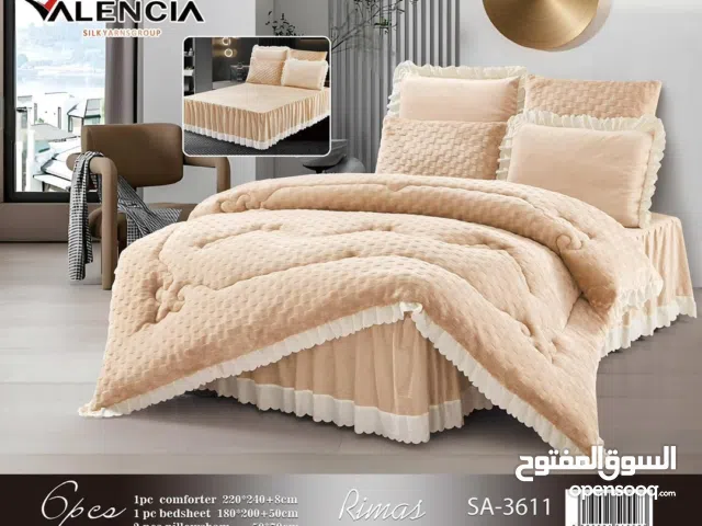 وزن الحاف 10 كيلو  لحاف عرائسي منفوخ مخملي شتويمخمل   محفر منه فيه *ذوالوجهين وجه مخملي