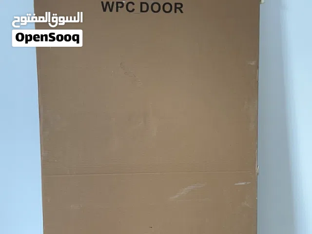 باب WPC لون أبيض جديد