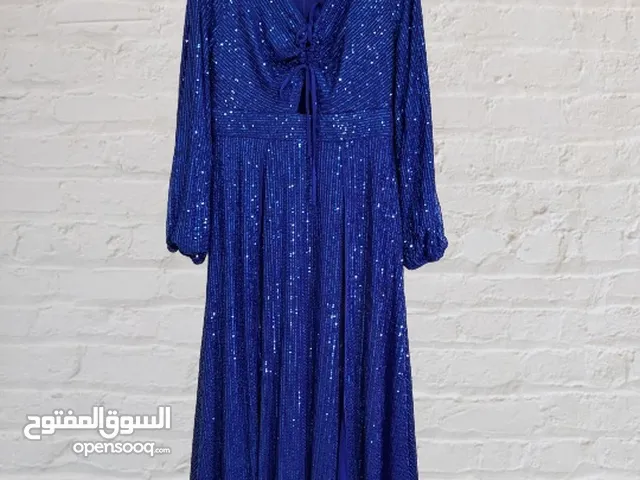  "لمسة ملكية – Royal Touch" dress royal blue