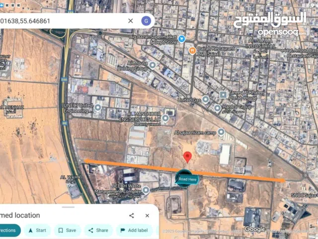 Industrial Land for Sale in Sharjah Al Sajaa