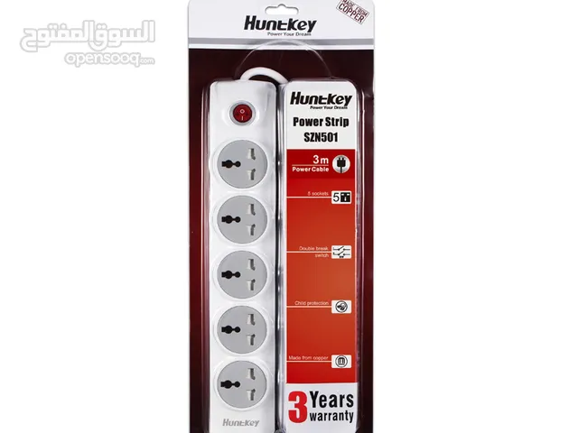 وصلة كهرباء HuntKey ذو جودة عالياة جداً مع سلك 3 متر