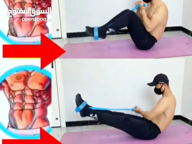 سحب مطاط بدواسات قدم