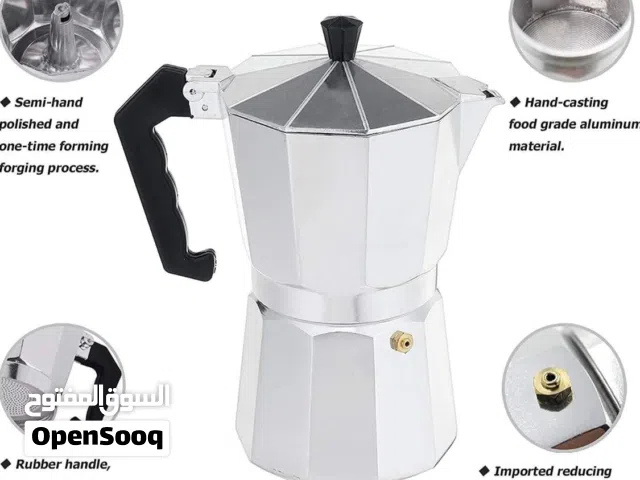 ماكينة القهوة الموكا •استمتع برائحة القهوة الطازجة وهي تتحضر بكل سهولة... مع مكينة القهوة الموكا