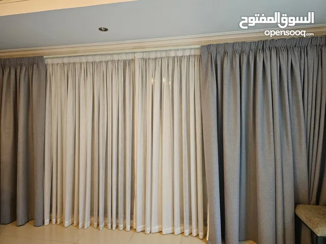 High end blackout and chiffon curtains - 2.3m High, huge amount