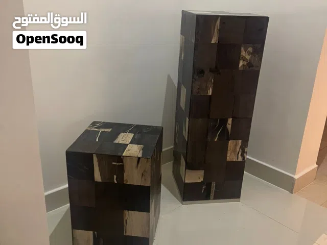 Luxury Italian design wooden pedestals