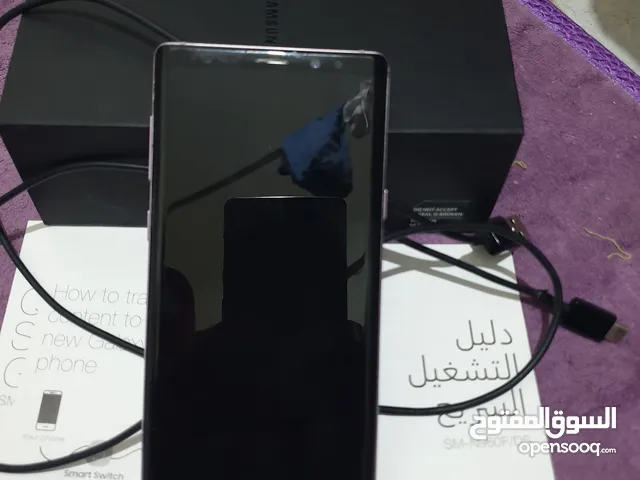 سامسونج جلاكسي نوت 9 للبيع بحاله جيده جدآ