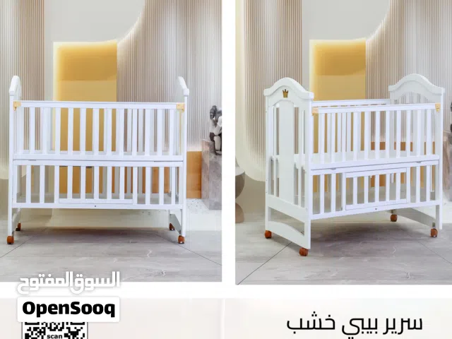 وفرّي الراحة والأمان لبيبيك مع سرير البيبي الخشبي الفاخر  662