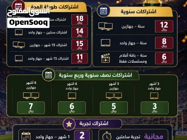 توفير قنوات للمشاهدة عبر التلفاز