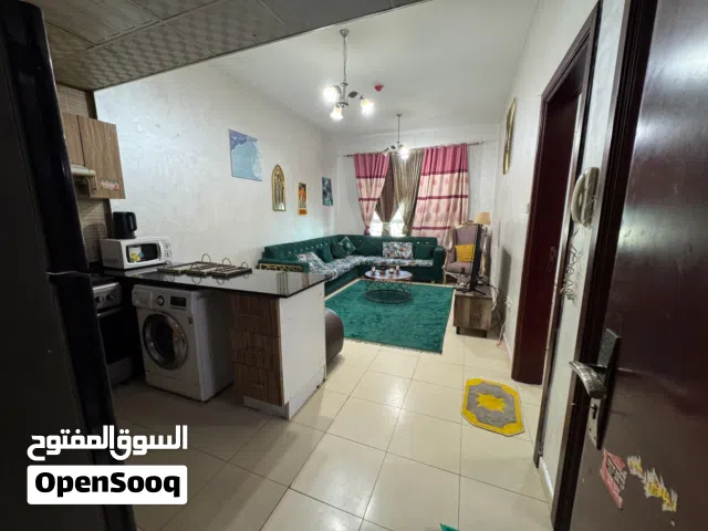 شقه مكونه من غرفه وصاله مفروش للايجار الشهري بعجمان ابراج السيتي تاور مع باركن خاص داخل التاور