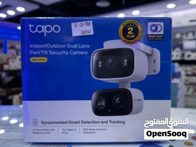 TPLINK TAPO INDOOR /OUTDOOR DUAL LENS PAN TILT SECURITY CAMERA TAPO C246D