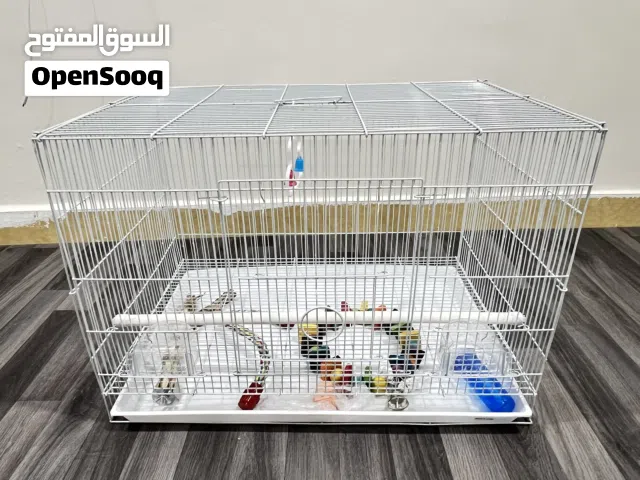 A large-sized rectangle bird cage for sale.