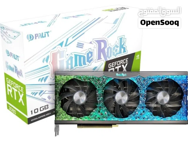 كرت 3080 جيم روك نسخه ال 10 gb بدون مشاكل ( قابل)