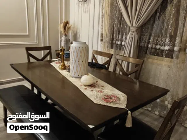 طاولة سفرة 6 مقاعد