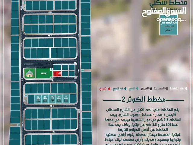 Residential Land for Sale in Al Batinah Barka