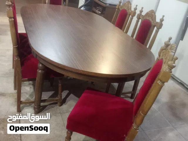 طاوله سفره عدد كراسي سته