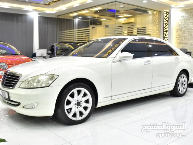 Mercedes Benz S550 ( 2008 Model ) in White Color Japanese Specs
