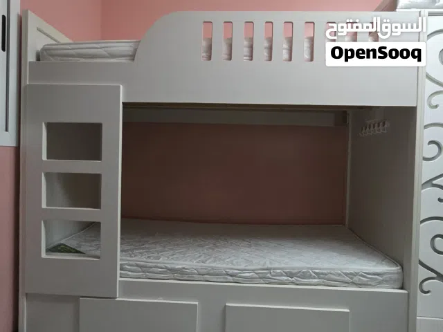 سرير نوم طابقين مع درجين تخزين العدد 2 - السرير الواحد ب 50 دينار