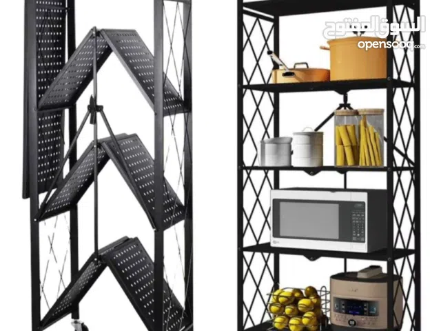 الرف الذكي القابل للطي مكون من 5 طبقات