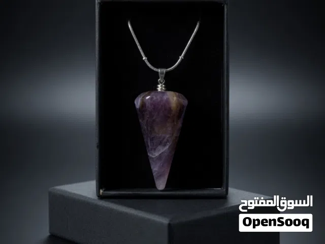 Natural Amethyst Pendulum Pendant