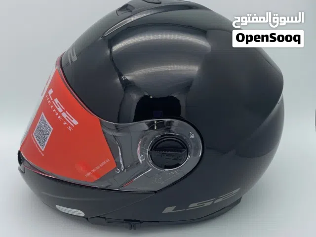 خوذة LS2 اسود مطفي
