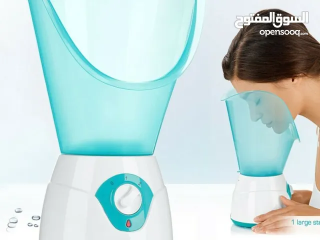 جهاز بخار الوجه تنظيف بالبخار ساونا الوجة و الانف 3 في 1 لتنظيف البشره الحجم الكبير مبخره