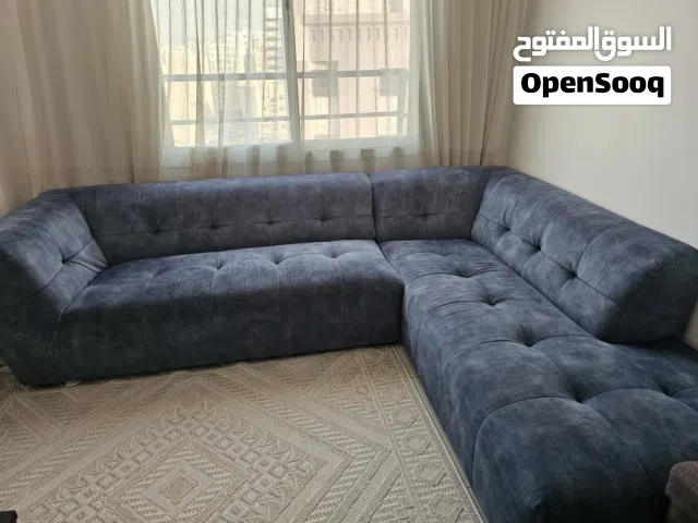 2 كنبة حرف L مع طاولة ايكيا