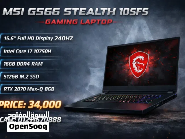 Msi GS66 Stealth 10SFS