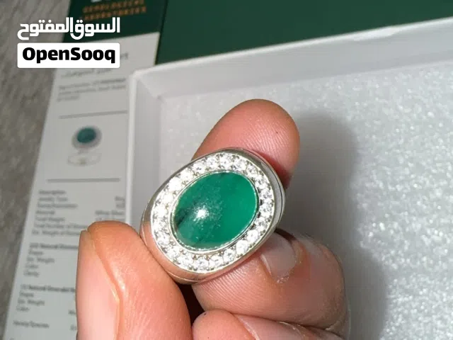 خاتم الماس وزمرد