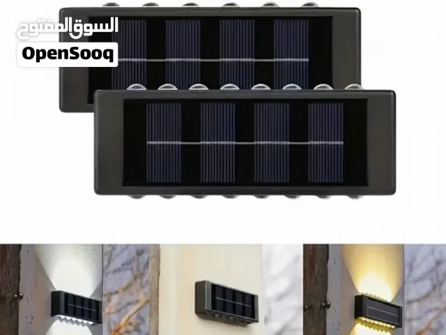 اضاءه جدران على الطاقه الشمسيه