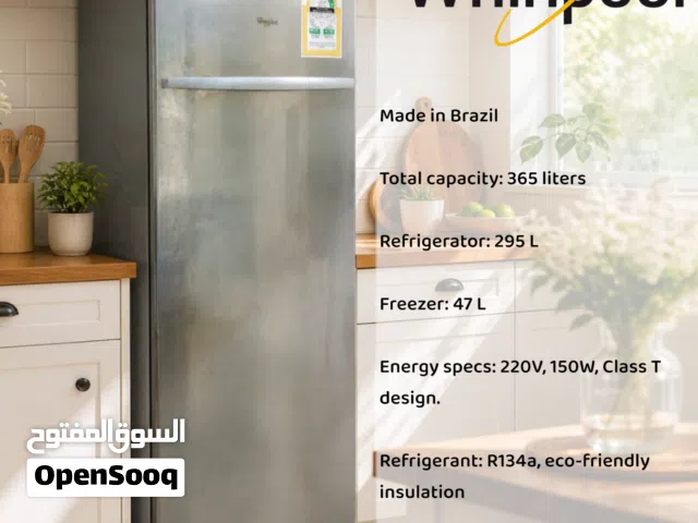 WHIRLPOOL REFRIGERATOR – FAMILY SIZE, FUNCTIONAL