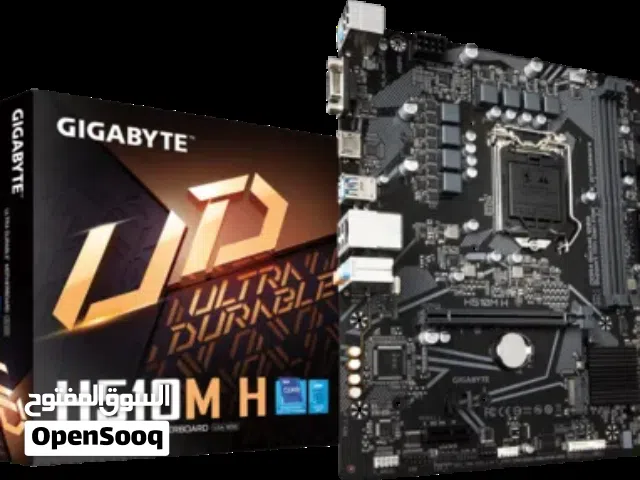 motherboard Gigabyte H510m H DDR4 لوحة ام معالج cpu i3-10100F