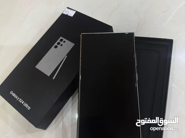 Galaxy S24 Ultra, 5G, 512GB  مستعمل مع وجود الضمان لون التيتانيوم