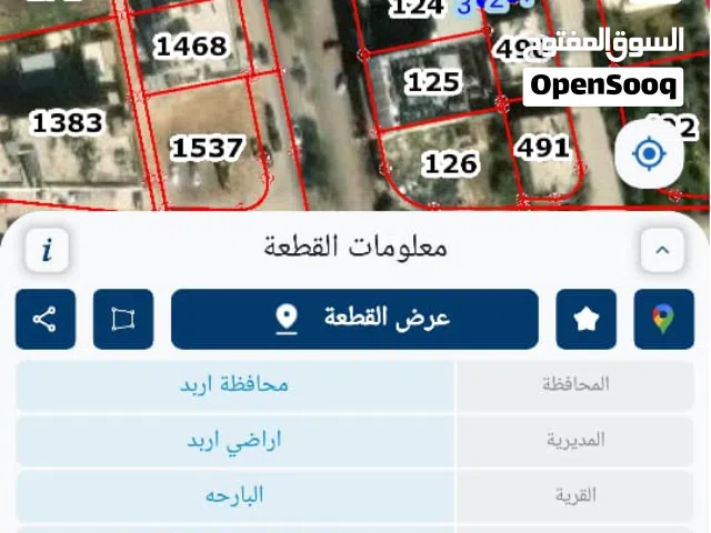 Residential Land for Sale in Irbid Al-Rawdah